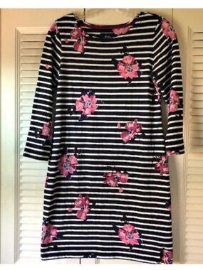 Joules 3/4 Length Sleeve Dress